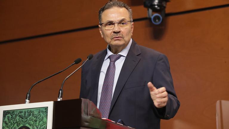 Octavio Romero Oropeza, director general de Pemex. Foto EE: Cortesía Cámara de Diputados