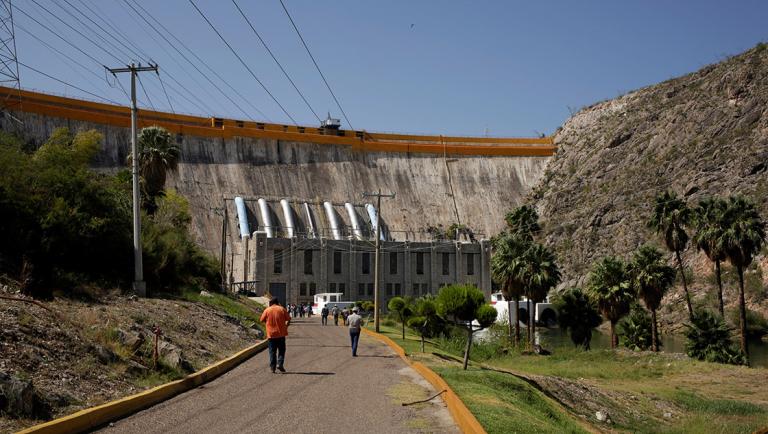 A general view shows La Boquilla dam, in Camargo