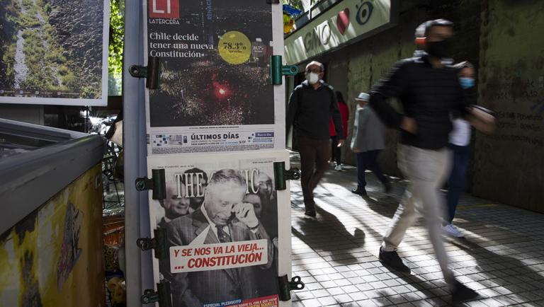 CHILE-CONSTITUTION-REFERENDUM-AFTERMATH