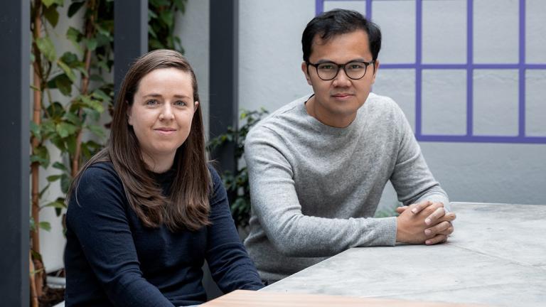 María del Carmen Herrerías y Nico Barawid, fundadores de la startup Casai. Foto EE: Cortesía