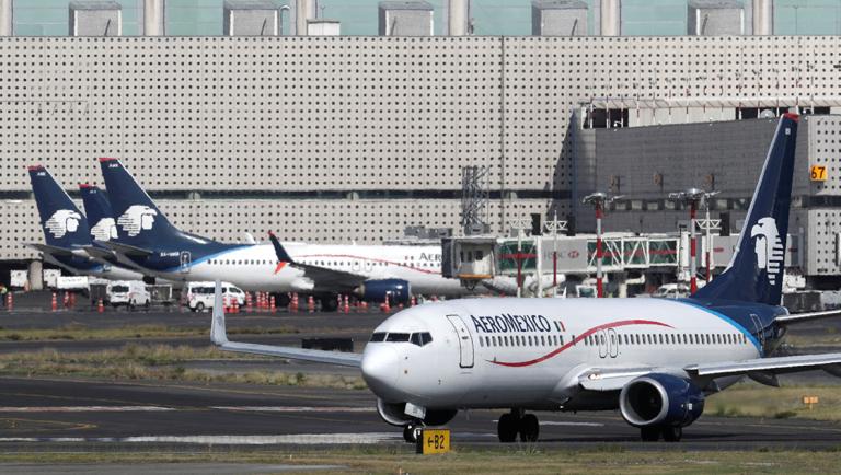 Planes of Mexican airline Aeromexico are pictured at Benito Juarez international airport, as the coronavirus disease (COVID-19) outbreak continues, in Mexico City, Mexico June 26, 2020. REUTERS/Henry Romero