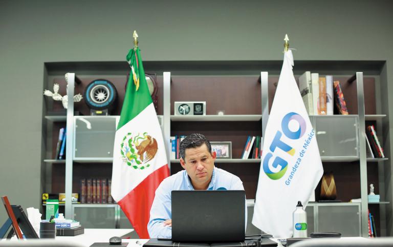 Diego Sinhue Rodríguez Vallejo, gobernador de Guanajuato. Foto: Cortesía