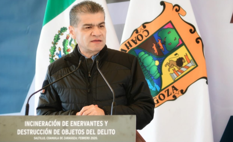 Miguel Ángel Riquelme Solís, gobernador de Coahuila.