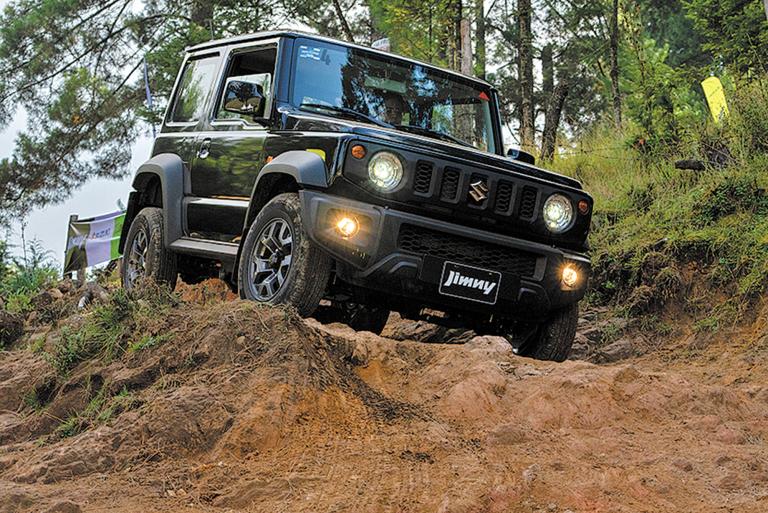 Más que músculo. Es lo que demuestra Jimny con su motor de 1.5 litros y su peso de apenas una tonelada. No hubo obstáculo que lo venciera. Foto: Cortesía.