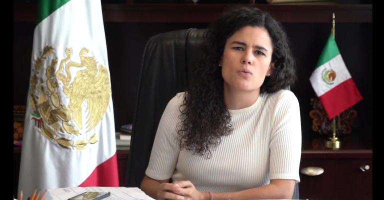 La secretaria de Trabajo y Previsión Social, Luisa María Alcalde Luján.