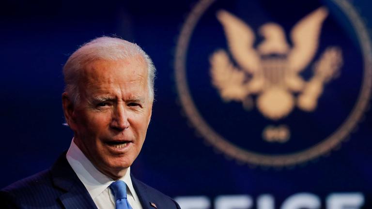 Joe Biden, presidente electo de Estados Unidos. Foto: Reuters.