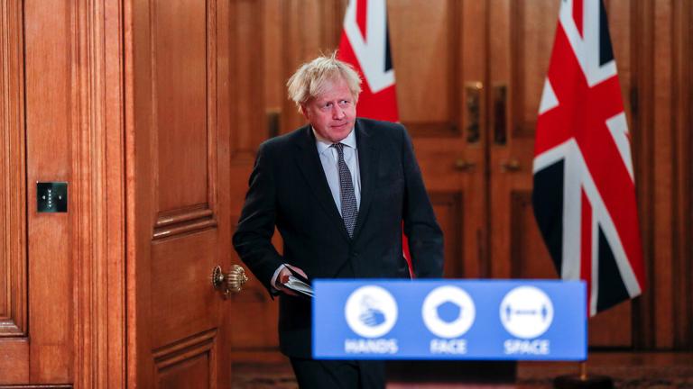 Boris Johnson, primer ministro de Reino Unido. Foto: Reuters