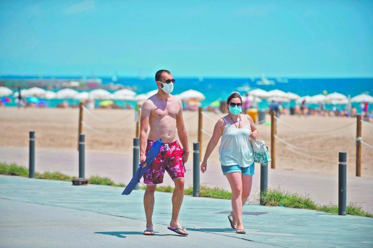 Los hoteles en Barcelona han recibido el impacto del nuevo coronavirus. Foto: AFP