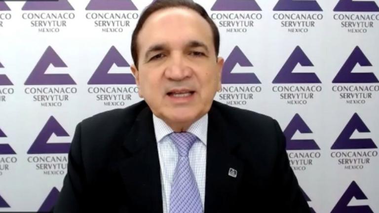 José Manuel López Campos, presidente de la Confederación de Cámaras Nacionales de Comercio, Servicios y Turismo. Foto EE: Cortesía Twitter / @Concanaco