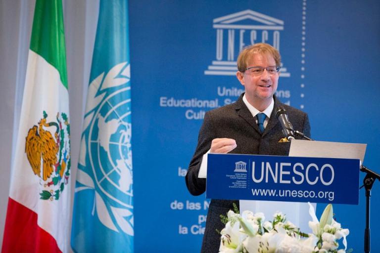 Andrés Roemer. Foto: Cortesía Unesco