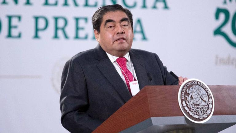 Miguel Barbosa Huerta, gobernador de Puebla. Foto EE: Cortesía Presidencia de México