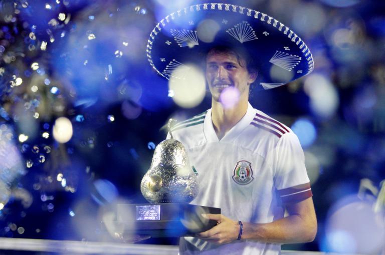 Alexander Zverev ganó el Abierto Mexicano de Tenis. Foto: Reuters