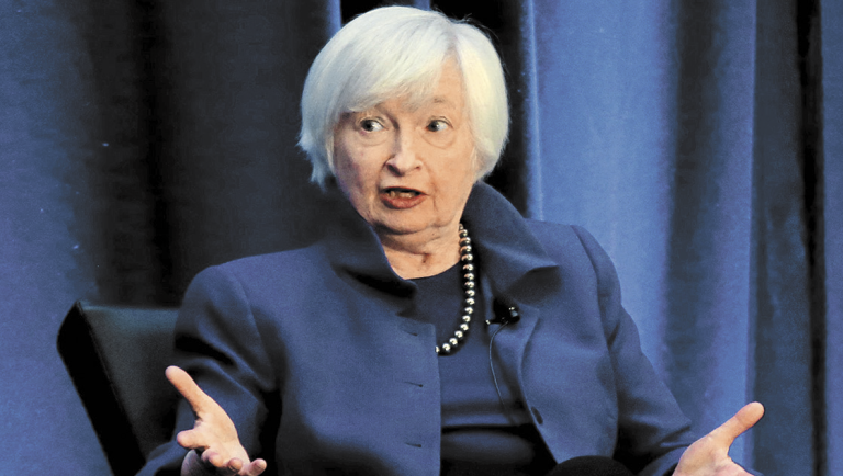 La secretaria del Tesoro de Estados Unidos, Janet Yellen.