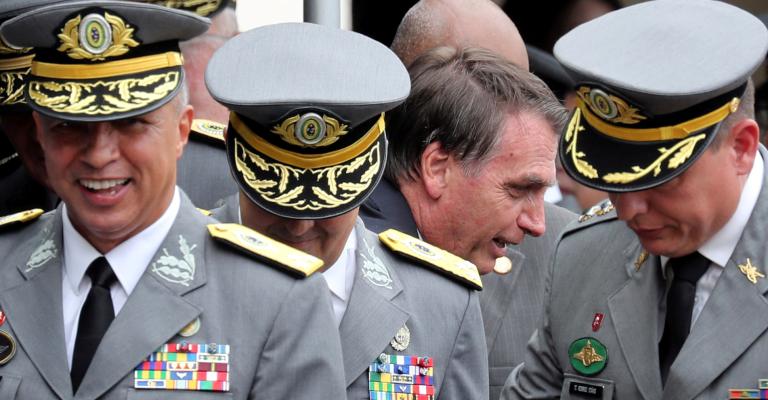 FILE PHOTO: Brazilian President-elect Bolsonaro attends the graduation of the officers of the Military Academy of Agulhas Negras in Resende