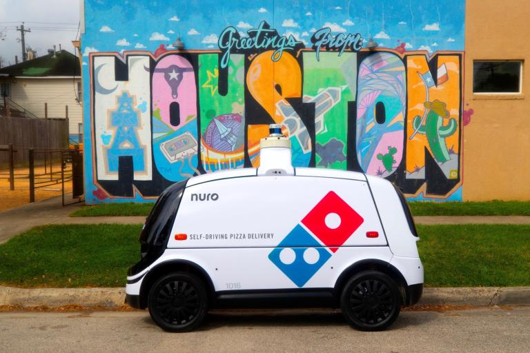 Domino Nuro autonomous pizza delivery