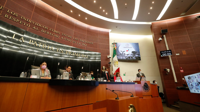 Sesión de la Comisión Permanente del Congreso de la Unión. Foto EE: Cortesía Cámara de Diputados