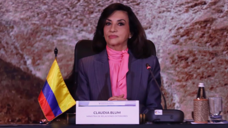 Claudia Blum. Foto: Cancillería Colombia