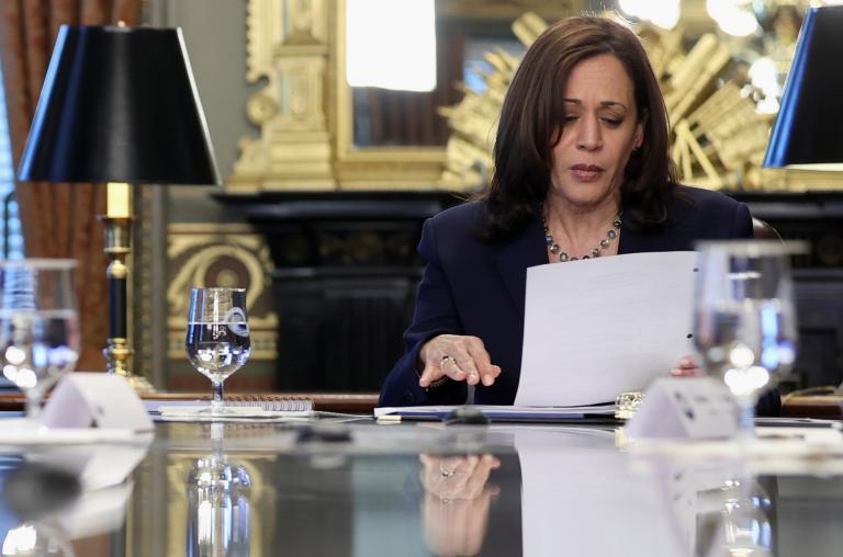 La vicepresidenta de Estados Unidos, Kamala Harris. Foto: Reuters.