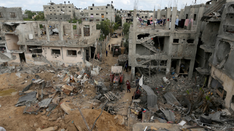 El conflicto entre ambos enemigos, el cuarto desde 2008, estalló el 10 de mayo tras el disparo por Hamás de salvas de cohetes hacia Israel . Foto EE: Archivo