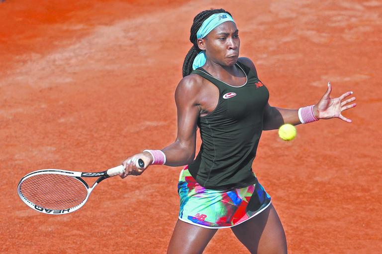 Posicionamiento. Con 17 años y 86 días, Gauff es la mujer más joven en meterse entre las ocho mejores de un Grand Slam. Foto: Reuters