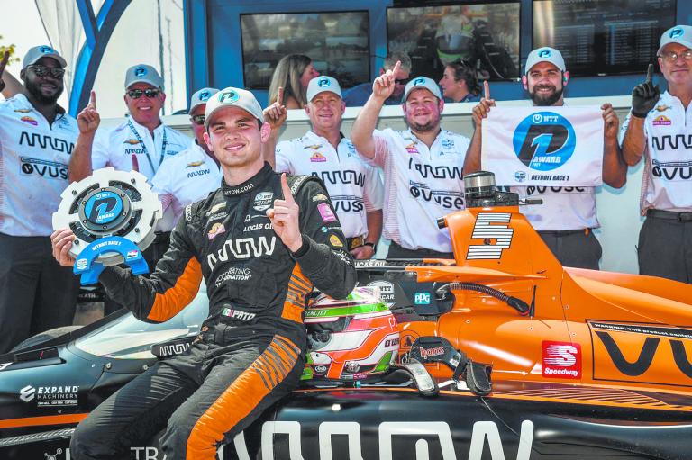 Disciplina. O’Ward ha pasado por diferentes categorías del automovilismo y ahora, en su tercer año en IndyCar, es líder general. Foto: Especial