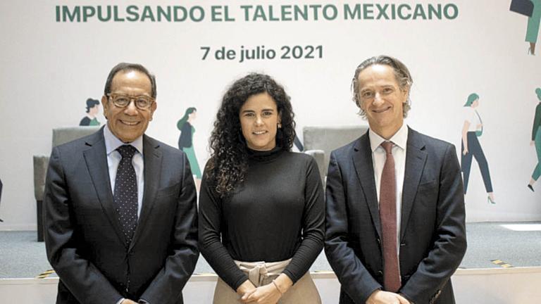 Carlos Salazar, Luisa María Alcalde y Daniel Servitje