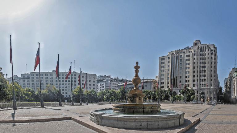 Plaza,De,La,Constituicion,(constitution,Square),-,Santiago,,Chile