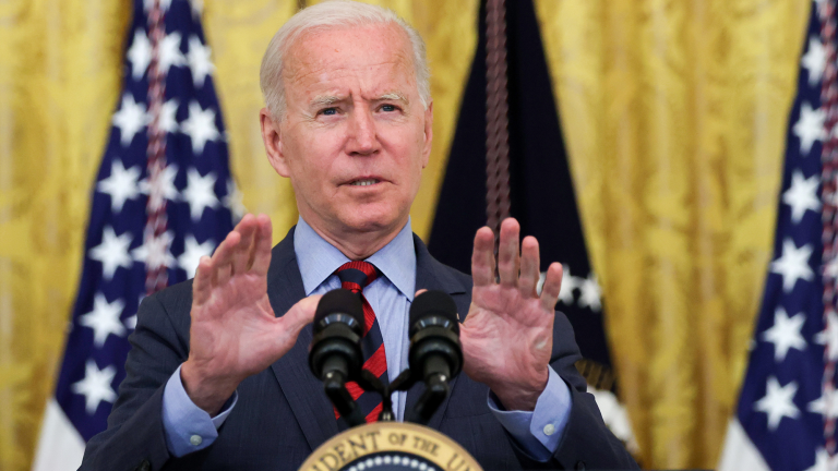 Joe Biden, presidente de Estados Unidos. Foto: Reuters