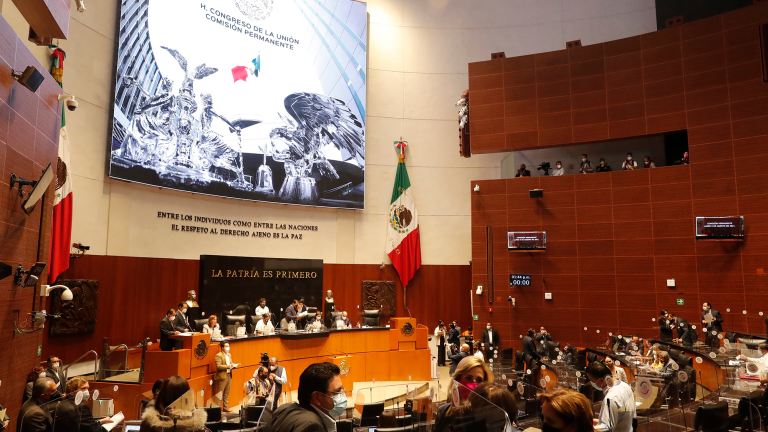 Sesión de la Comisión Permanente del lunes 9 de agosto. Foto EE: Cortesía Cámara de Diputados