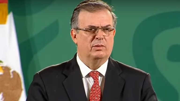 El secretario de Relaciones Exteriores, Marcelo Ebrard.