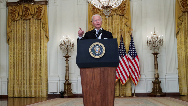 Joe Biden, presidente de Estados Unidos. Foto: Reuters