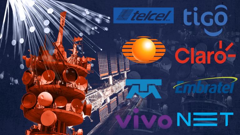 Las ocho empresas mejor valoradas del sector de telecomunicaciones tuvieron en 2020 un valor conjunto de 21,029 millones de dólares. Ilustración: Nayelly Tenorio.