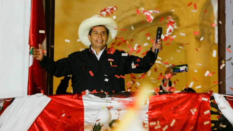 Pedro Castillo, presidente de Perú. Foto: Reuters