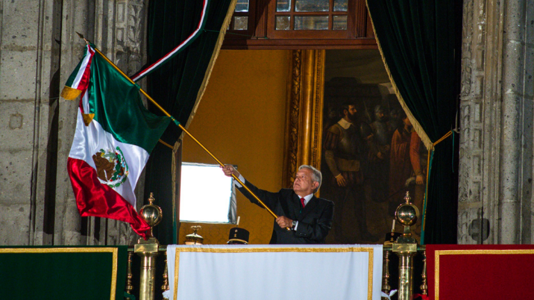 Celebración del Grito de Independencia en 2019. 