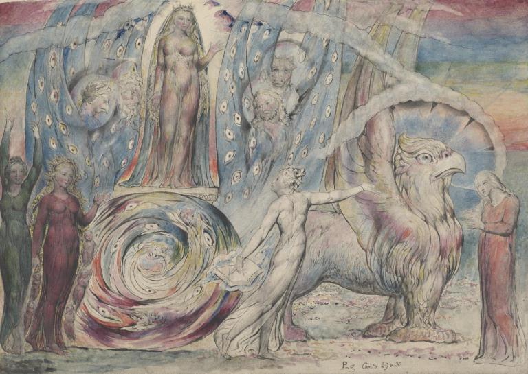 Beatrice dirigiéndose a Dante. William Blake / Tate Gallery, CC BY-NC-ND