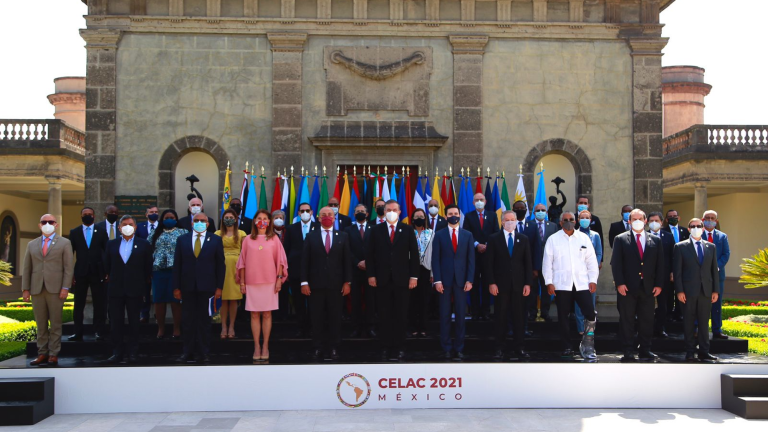 Reunión de cancilleres de la Celac de julio. Foto: Secretaría de Relaciones Exteriores