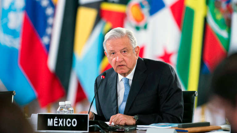 El presidente Andrés Manuel López Obrador inauguró la VI Cumbre de la Comunidad de Estados Latinoamericanos y Caribeños. Foto EE: Cortesía Presidencia de México