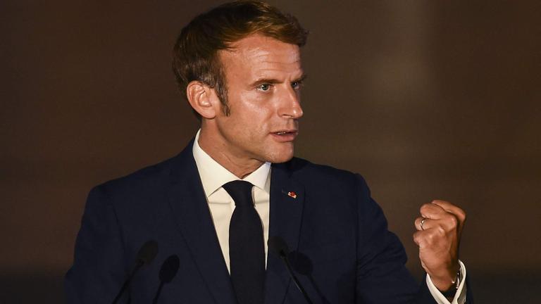 Emmanuel Macron, presidente de Francia. Foto: AFP