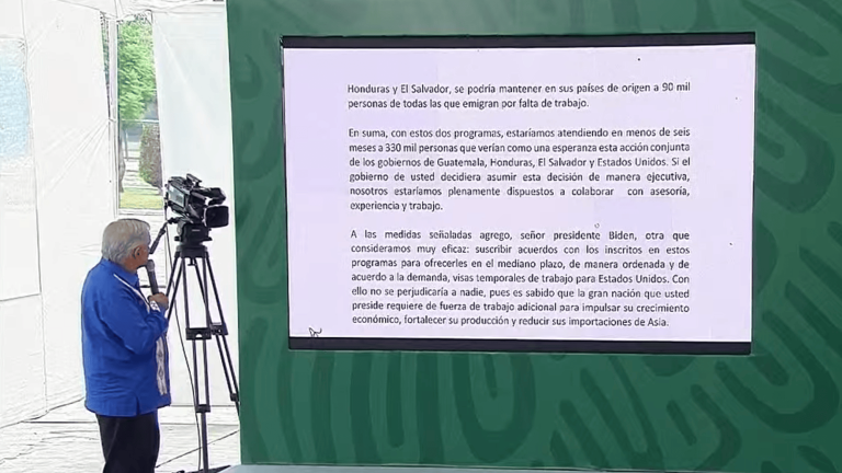 Carta de AMLO al presidente de Estados Unidos, Joe Biden.