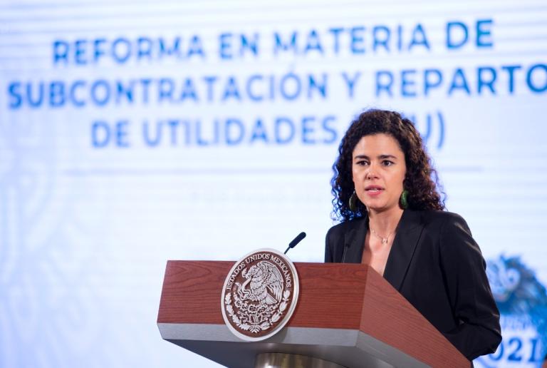 Luisa María Alcalde Luján, titular de la Secretaría del Trabajo y Previsión Social. Foto: Especial