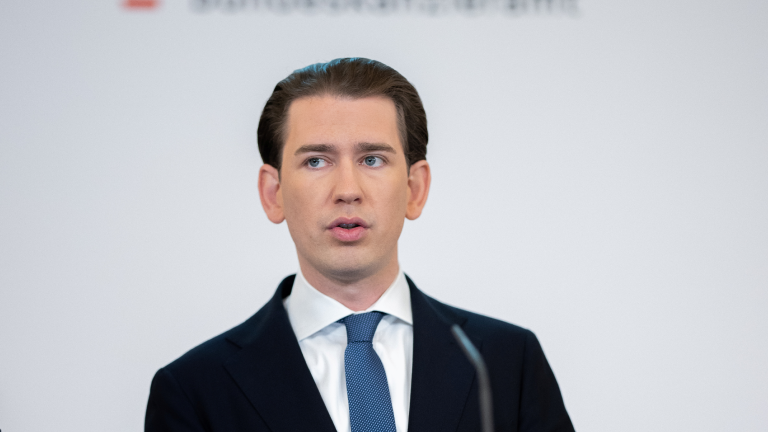 El canciller austríaco Sebastian Kurz. Foto: Reuters.