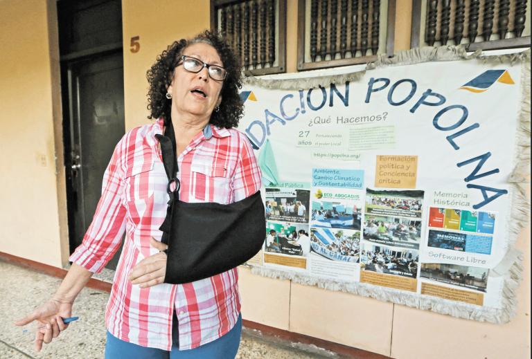 Mónica Baltodano en imagen de archivo del año 2018. Foto: AFP