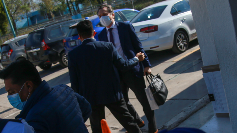 Emilio Lozoya Austin, exdirector de Pemex, acudió el miércoles pasado a una audiencia en la cual el juez dicto prisión preventiva justificada. Foto EE: Eric Lugo