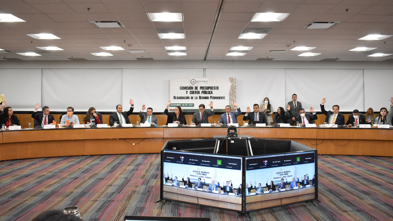 Comisión de Presupuesto y Cuenta Pública de la Cámara de Diputados. Foto EE: Cortesía Cámara de Diputados