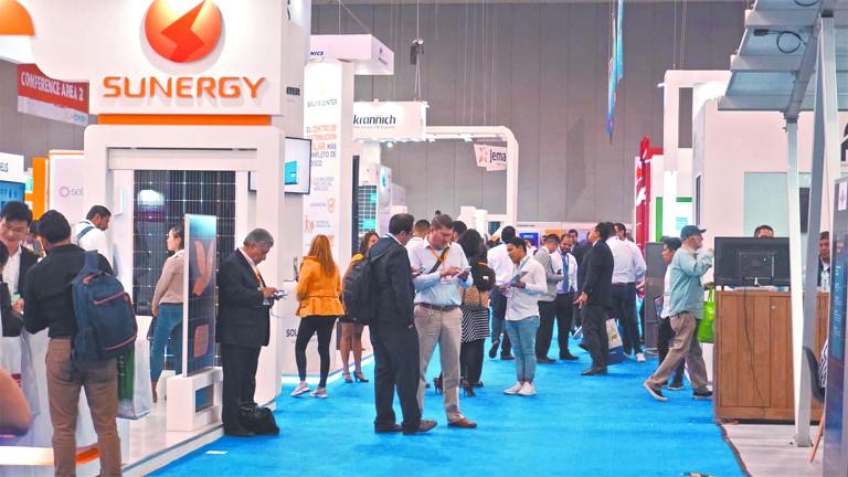 La primera vez que se llevó a cabo la feria Solar Power en México fue en 2019. Foto EE: Cortesía