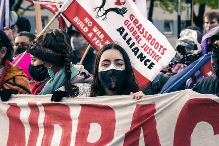 Manifestación con motivo de la COP26 en Glasgow (RU), el 6 de noviembre de 2021. Foto: Shutterstock 