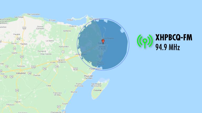 La 94.9 MHz de Cancún es la señal que más al oriente de México puede radiar. Foto: IFT.