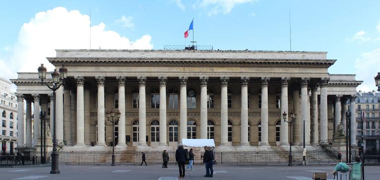 El índice CAC 40 de la Bolsa de París encabezó los avances, con un movimiento de 2.91 por ciento. Foto: Tomada de Twitter de la Euronext