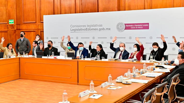 Comisiones Unidas de Planeación y Gasto Público y Finanzas Públicas del Congreso del Estado de México. Foto EE: Cortesía / Twitter @Legismex