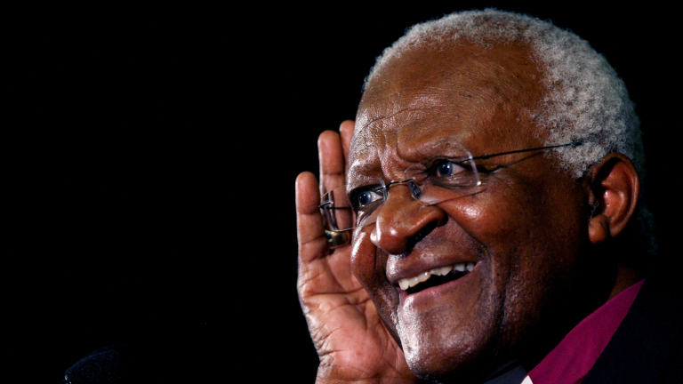 El arzobispo emérito Desmond Mpilo Tutu. Foto: Reuters.